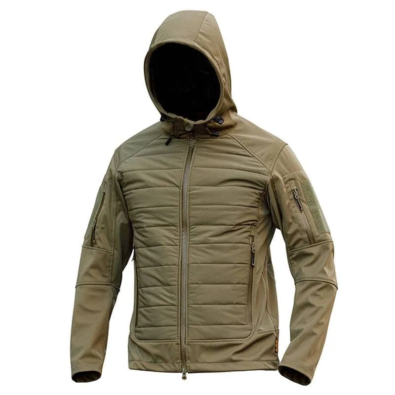 Men's Winter Insulation Quilted Hoodie Jacket