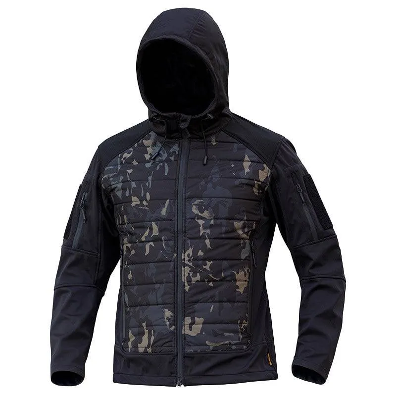 Men's Winter Insulation Quilted Hoodie Jacket