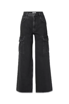 Minka High-rise Wide-leg Cargo Jeans