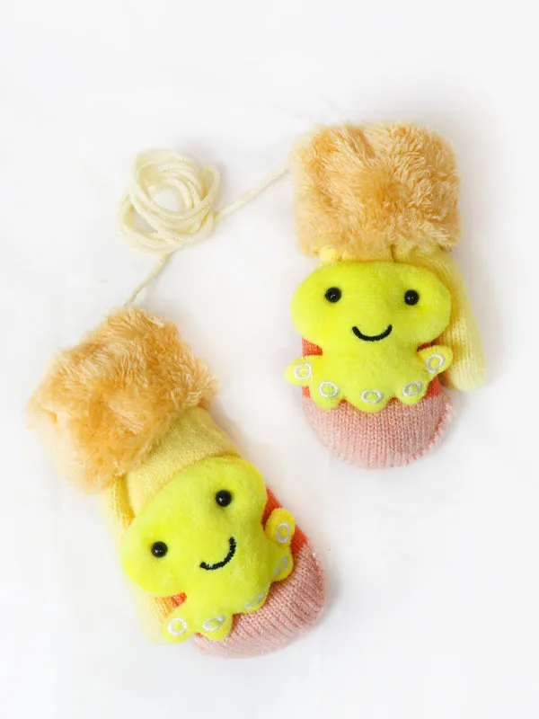 Multicolor 3Mths-9Mths Newborn Winter Gloves / Warm Children's Gloves / Unisex Full Finger Gloves KG01