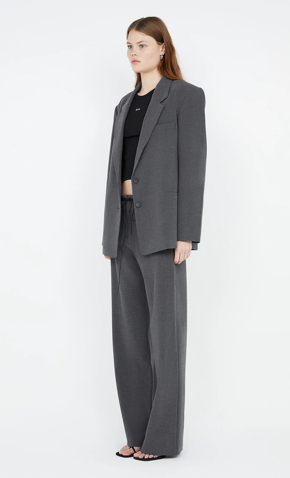 NAIDA BLAZER - CHARCOAL