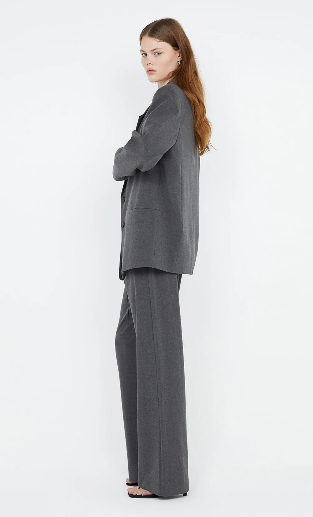 NAIDA BLAZER - CHARCOAL