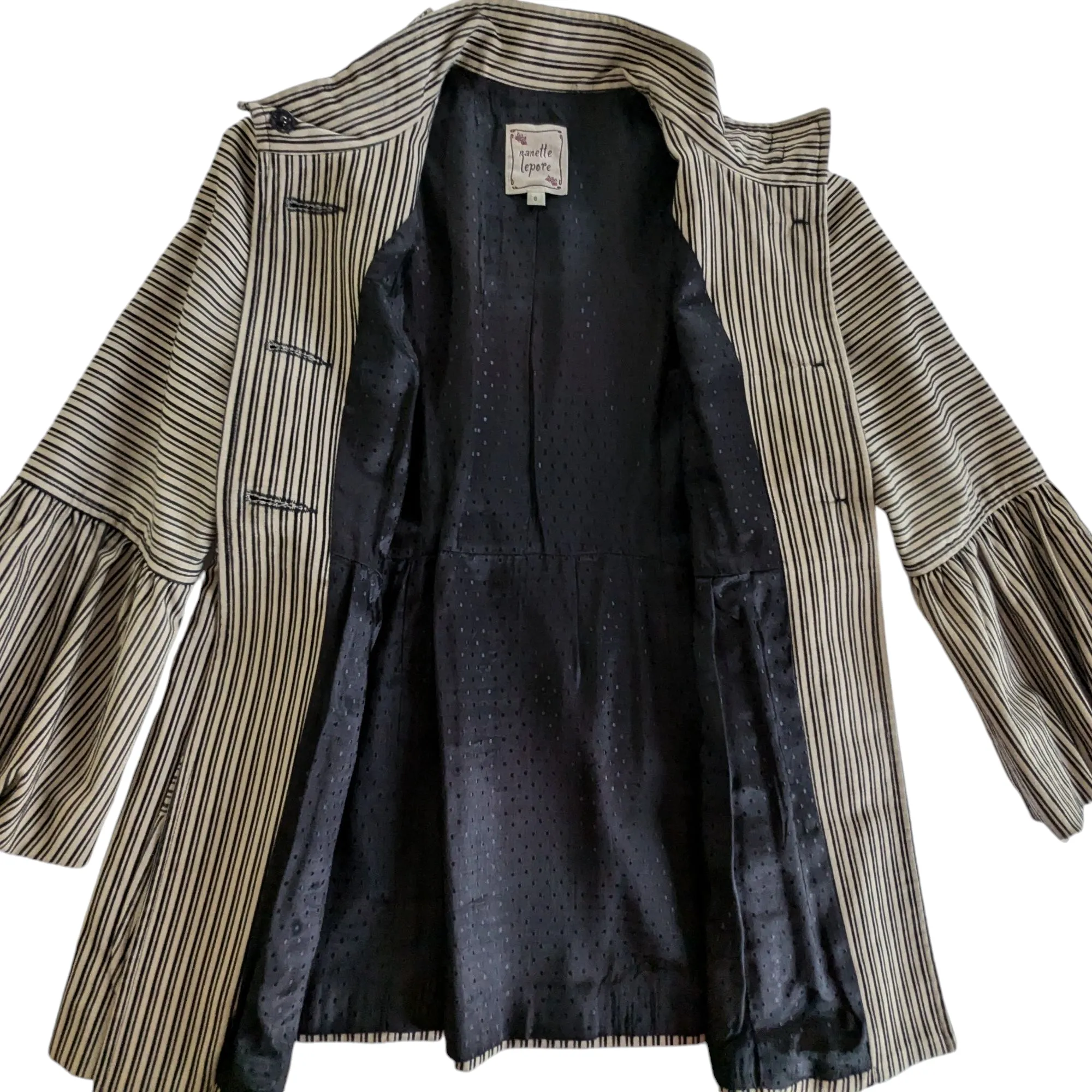 Nanette Lepore Peplum Blazer Size 8