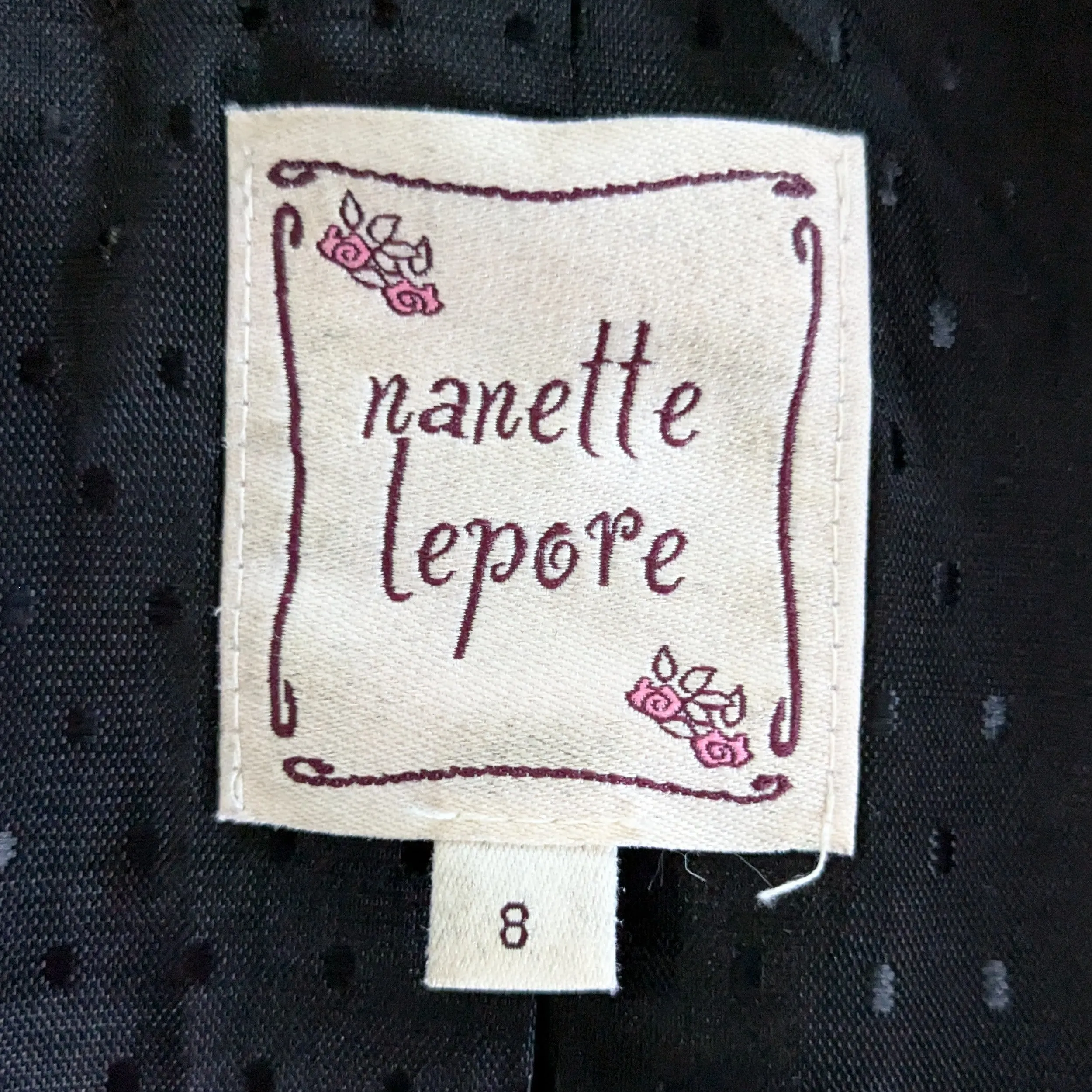 Nanette Lepore Peplum Blazer Size 8