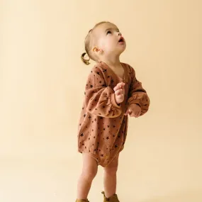 Organic Bubble Romper - Starstruck