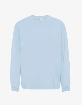 Oversized Organic LS T-shirt - Polar Blue