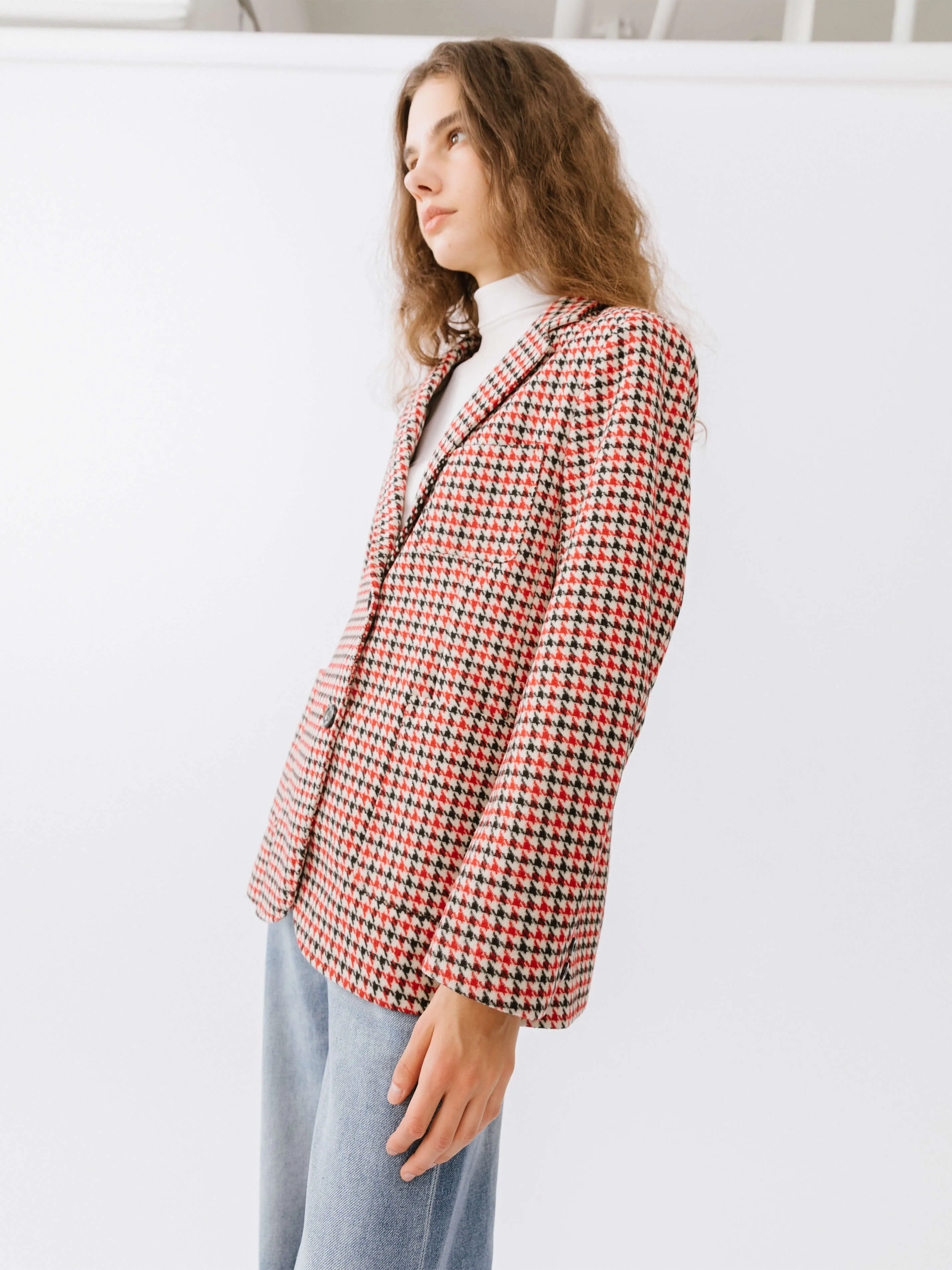 Plaid Thick Classic Blazer