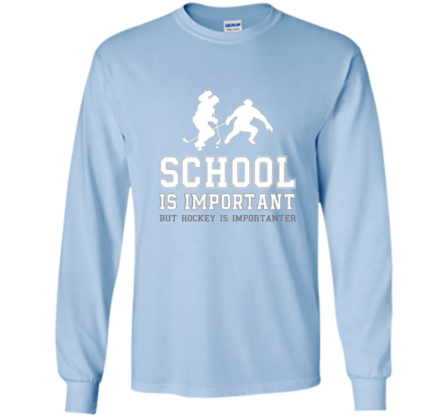 PREMIUM "School is Important Hockey is Importanter" T-shirt