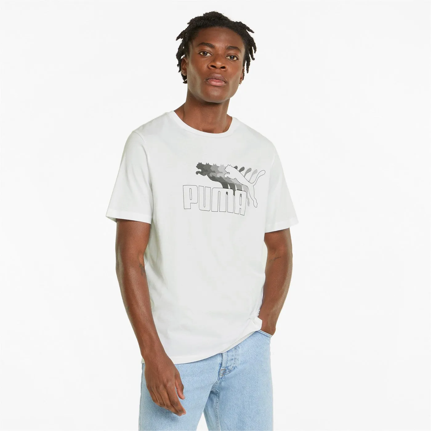 Puma No. 1 Logo Graphic Tee 848562-02 white