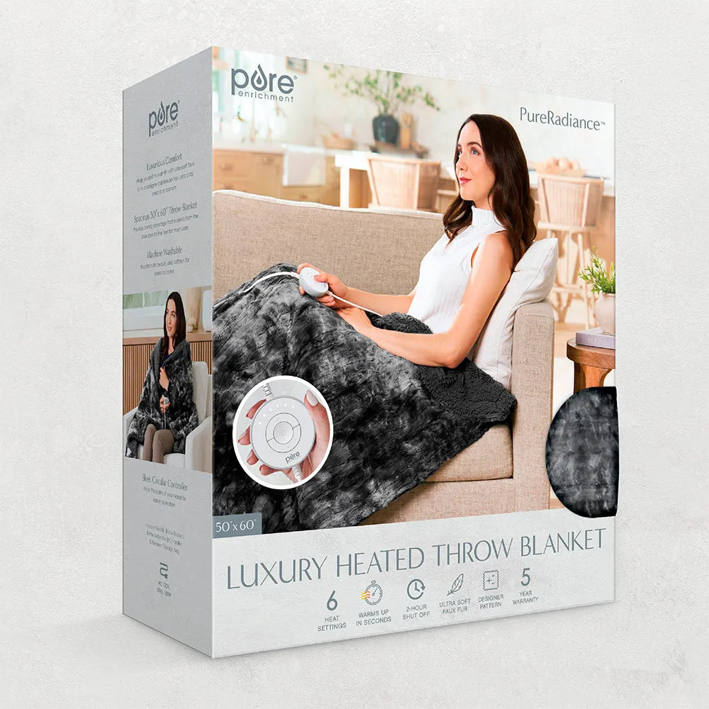 PureRadiance™ Luxury Heated Throw Blanket