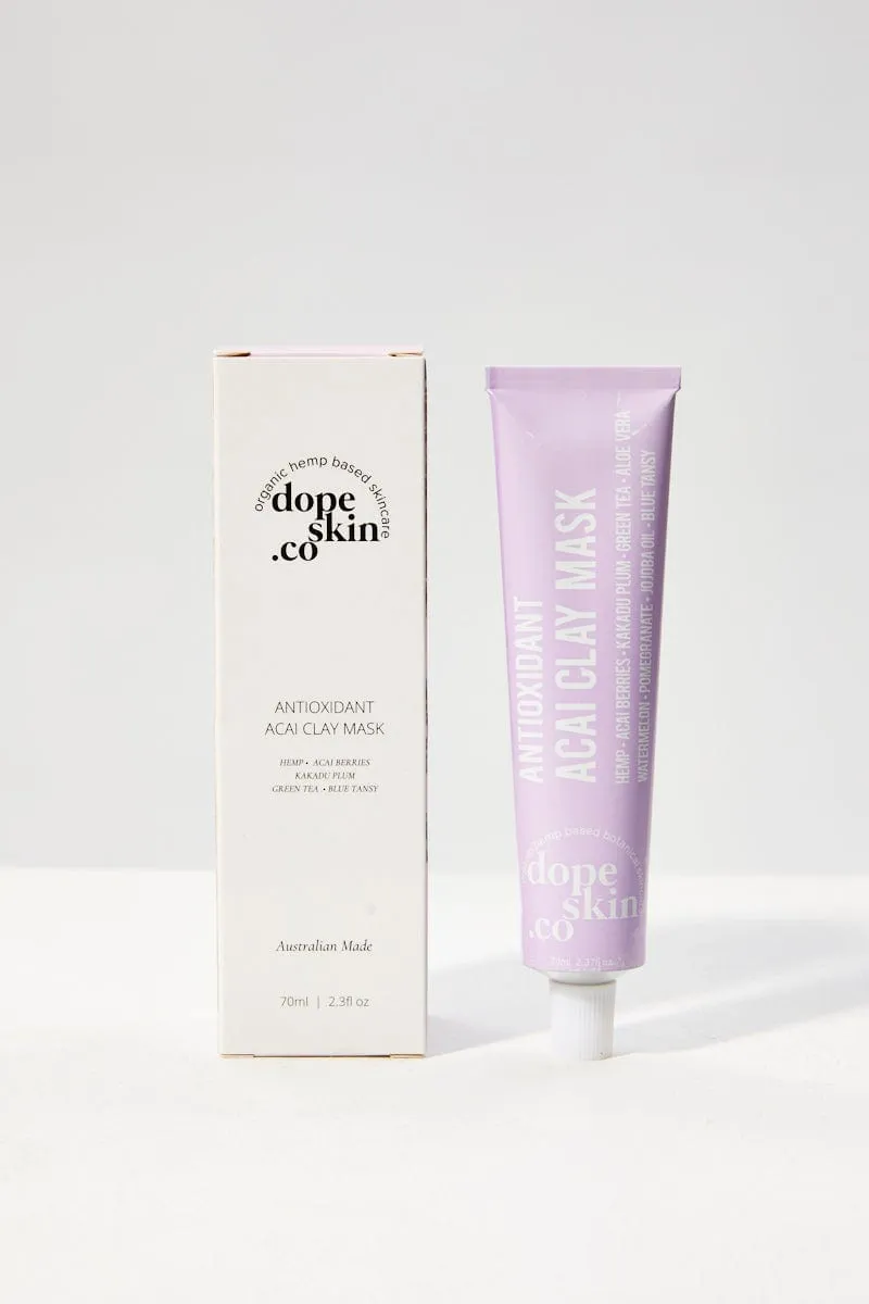 Purple Dope Skin Co Antioxidant Acai Clay Mask 70Ml