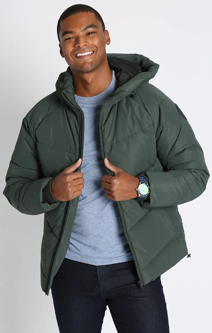 Quilted Hooded Puffer Jacket