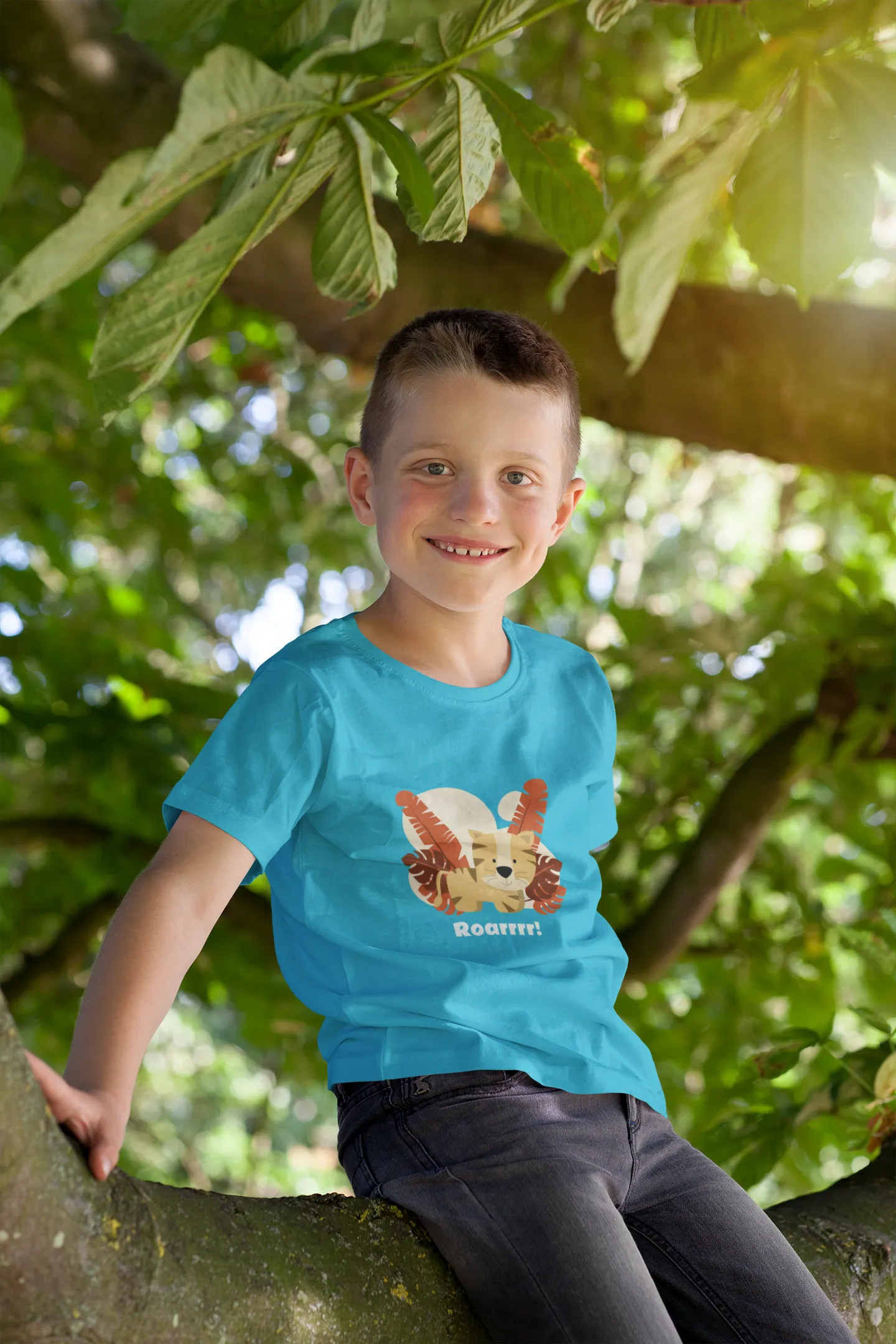 " LITTLE  TIGER " KIDS HALF-SLEEVE T-SHIRT