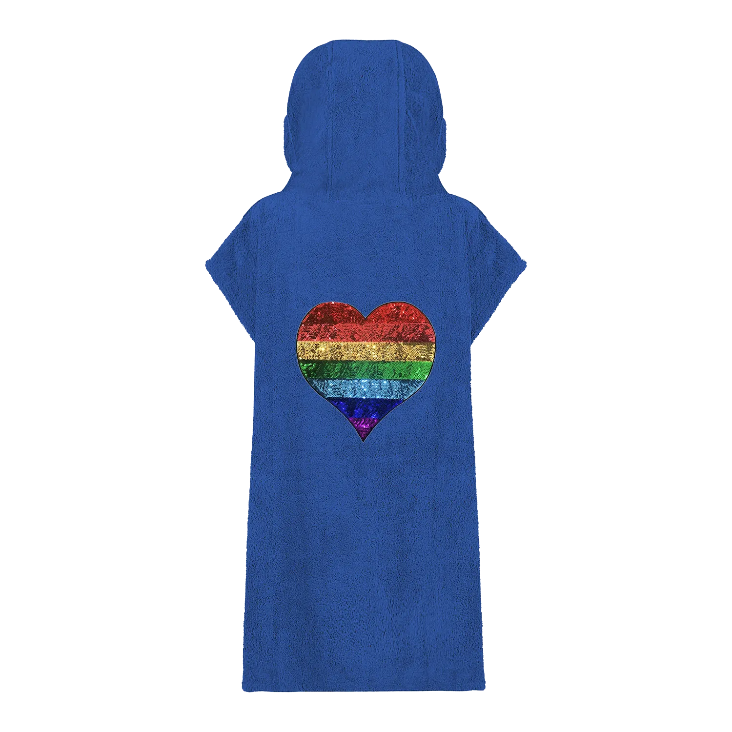 Rainbow Heart Beach Robe