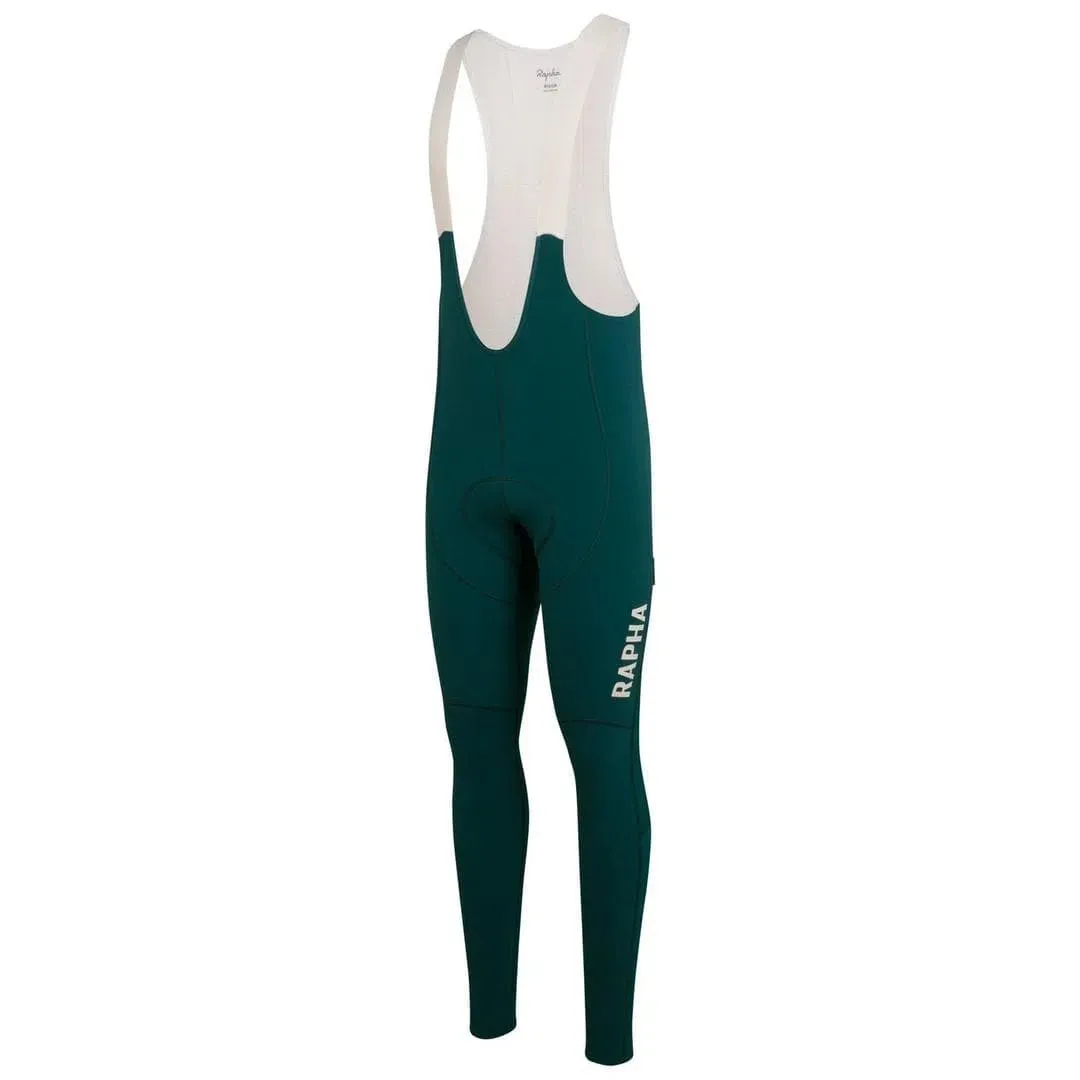 RAPHA Pro Team Winter Bib Tights - SMB Teal/Off-White