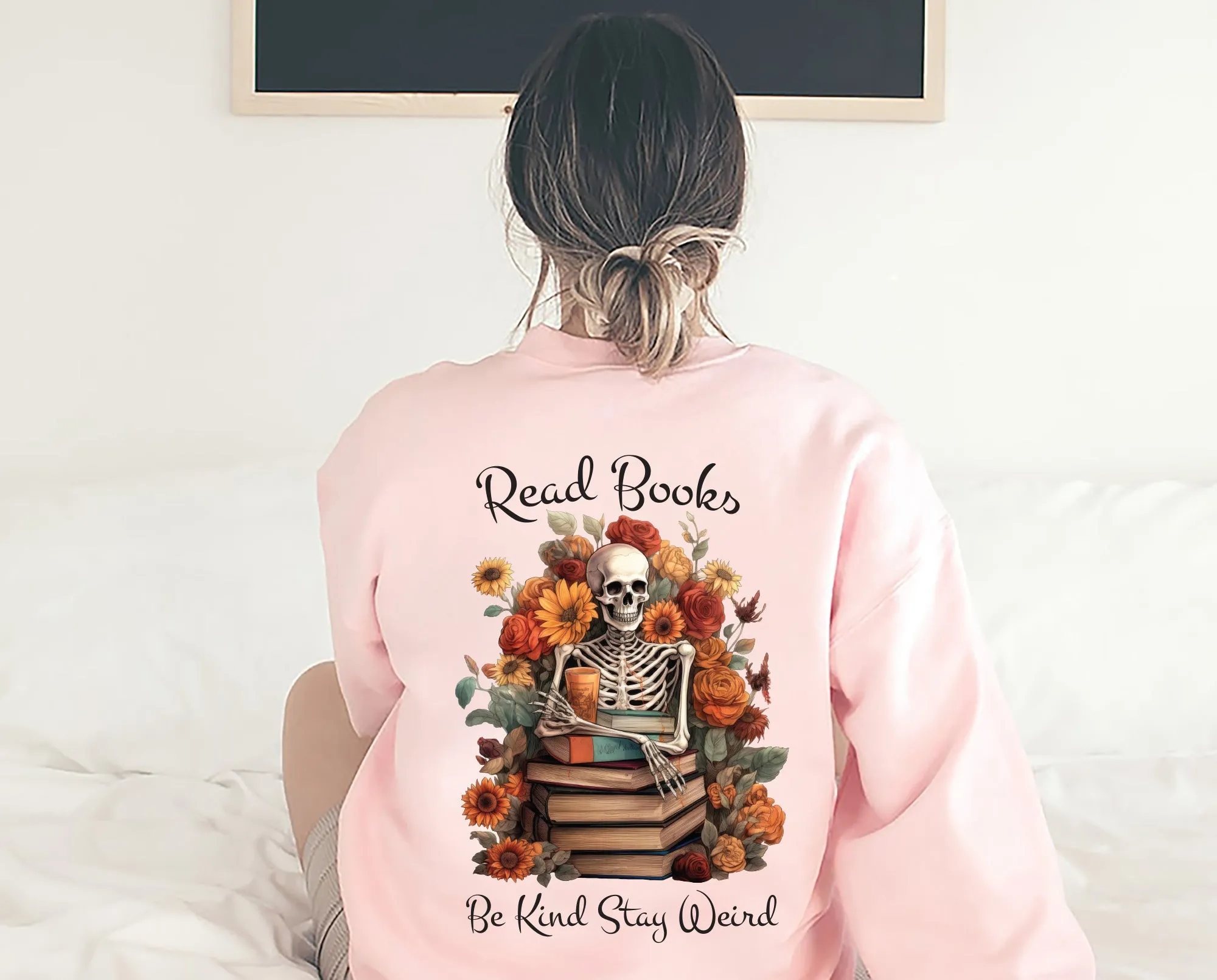 Read Books Be Kind Stay Weird Long Sleeve Shirt, Librarian Gifts Shirt