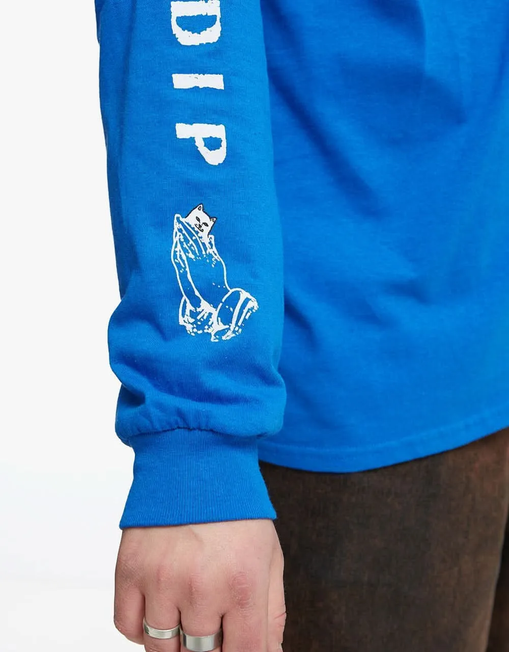 RIPNDIP Lord Nermal Pocket L/S T-Shirt - Royal