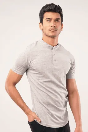 Rock Short Sleeve Henley T-Shirt