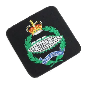 ROYAL TANK REGIMENT CLOTH BLAZER BADGE