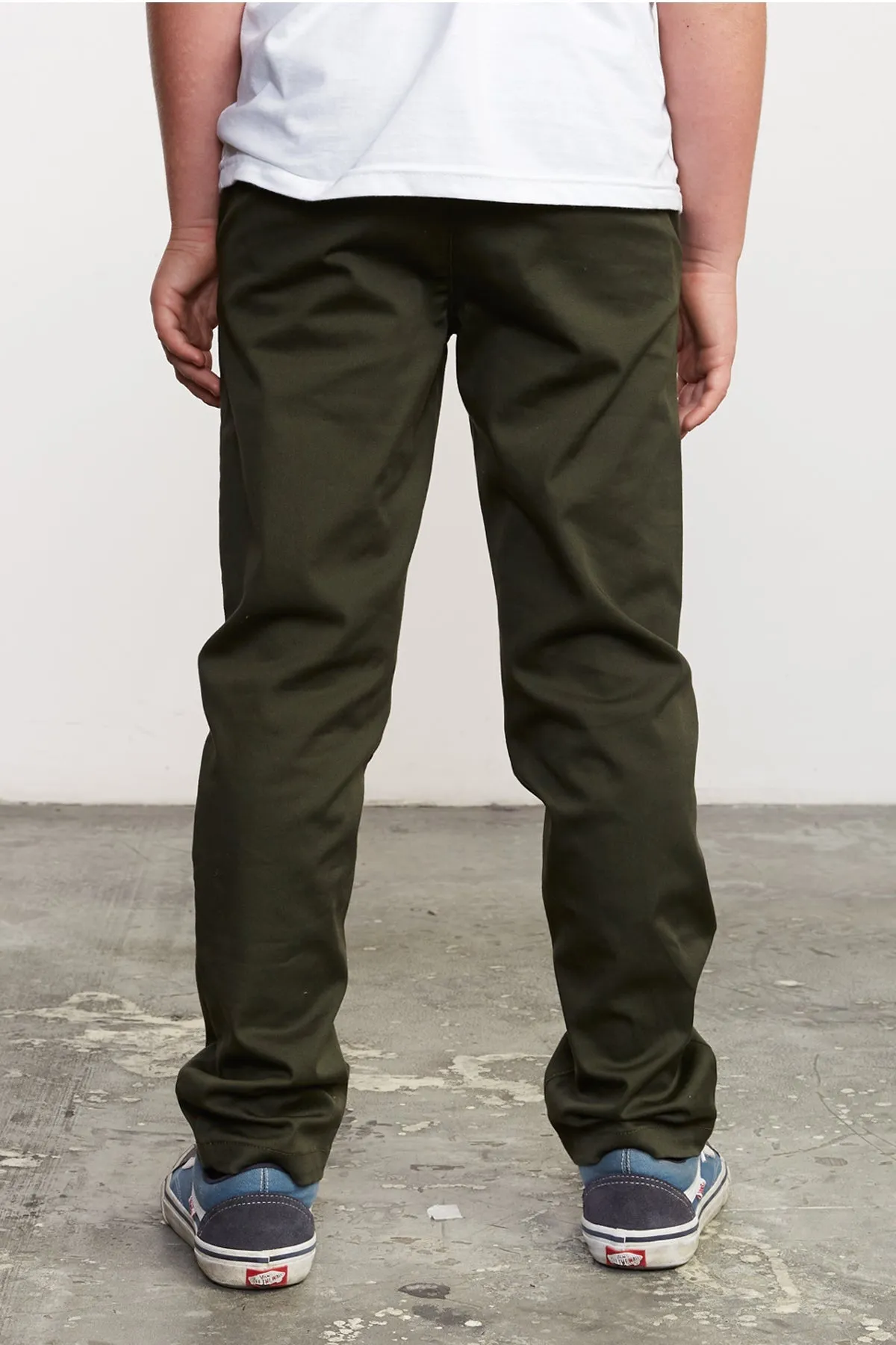 RVCA Weekday Boys Pants - Forest (Size 12 left)