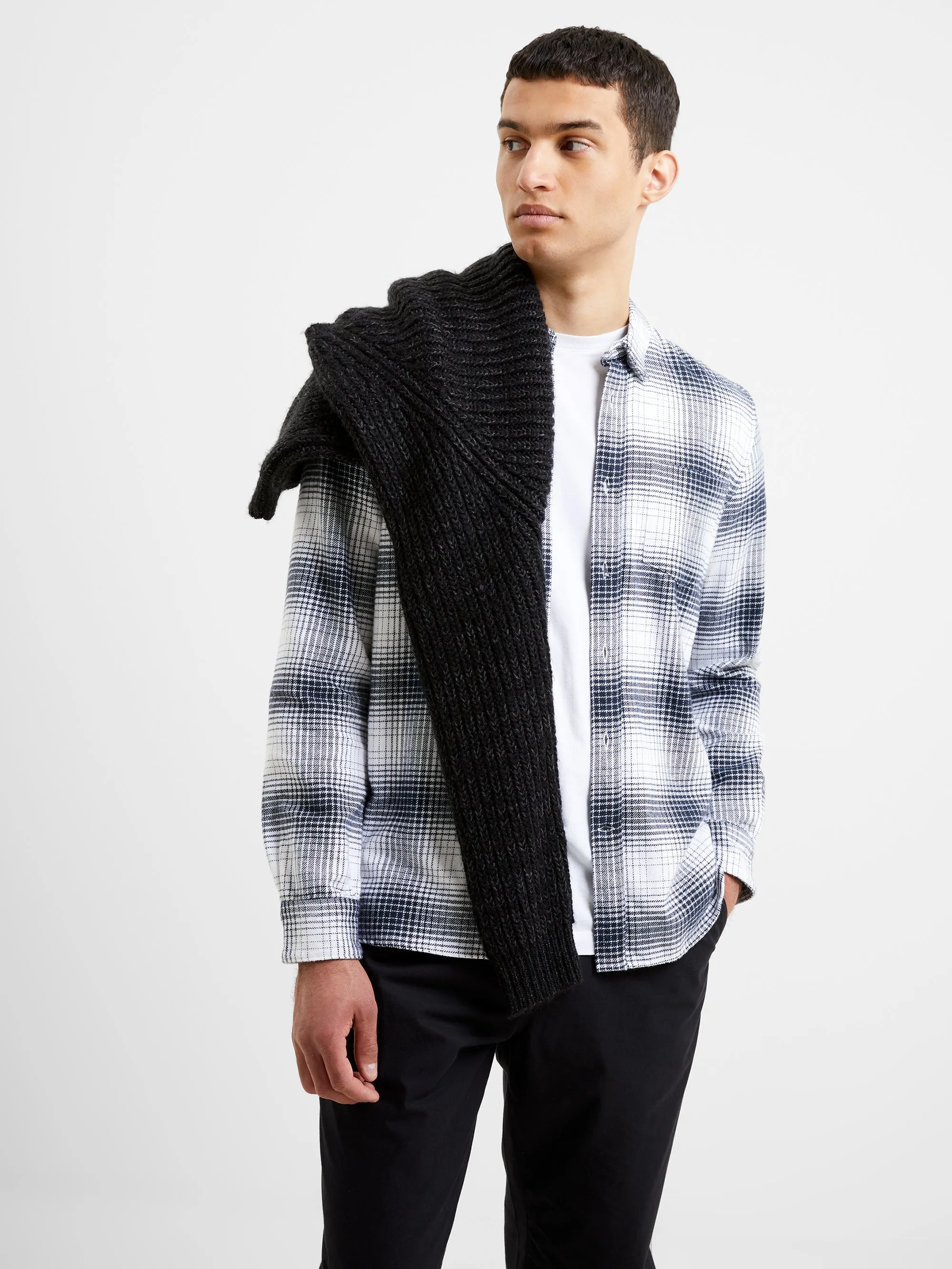 Shadow Check Long Sleeve Shirt