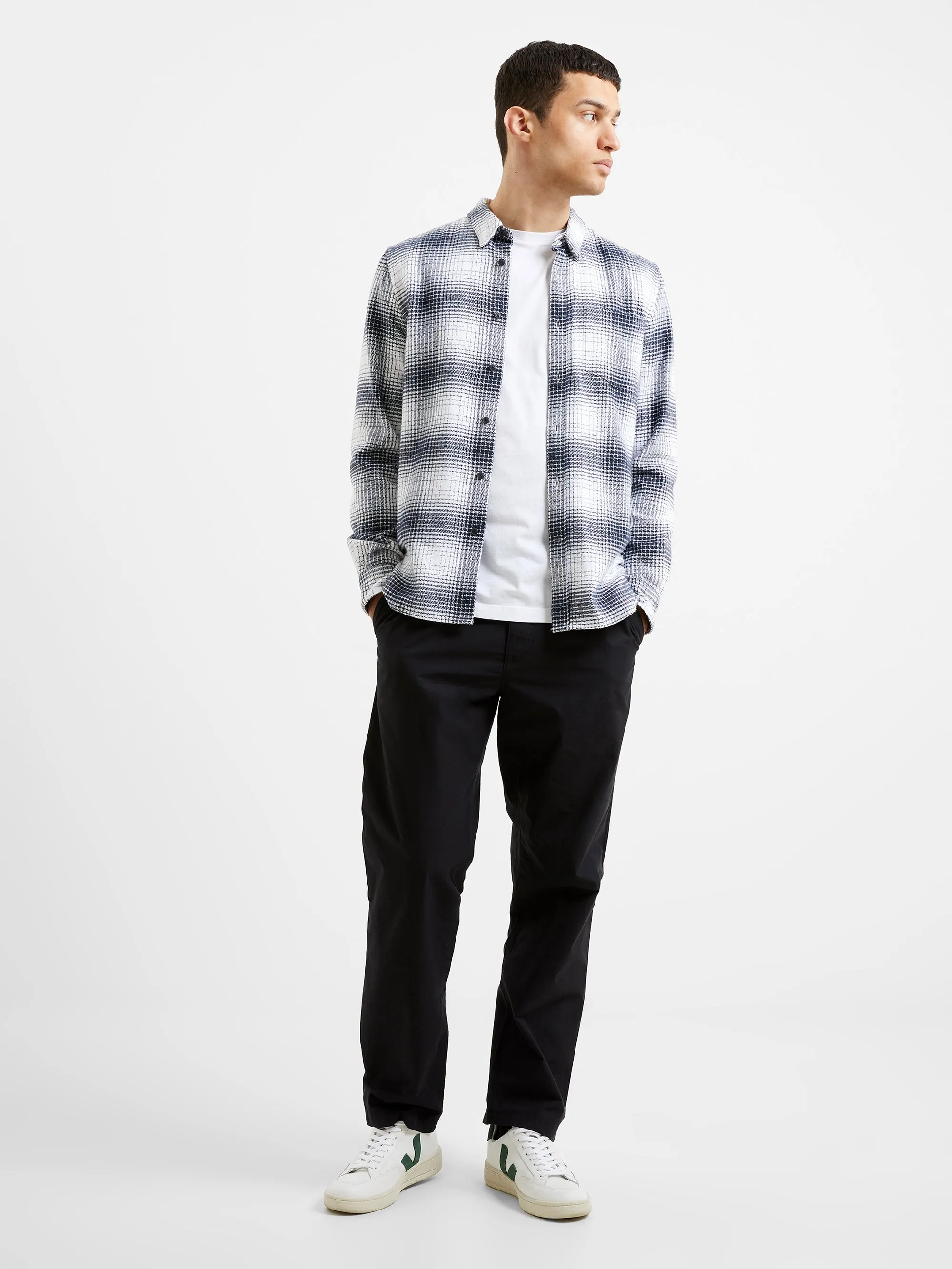 Shadow Check Long Sleeve Shirt