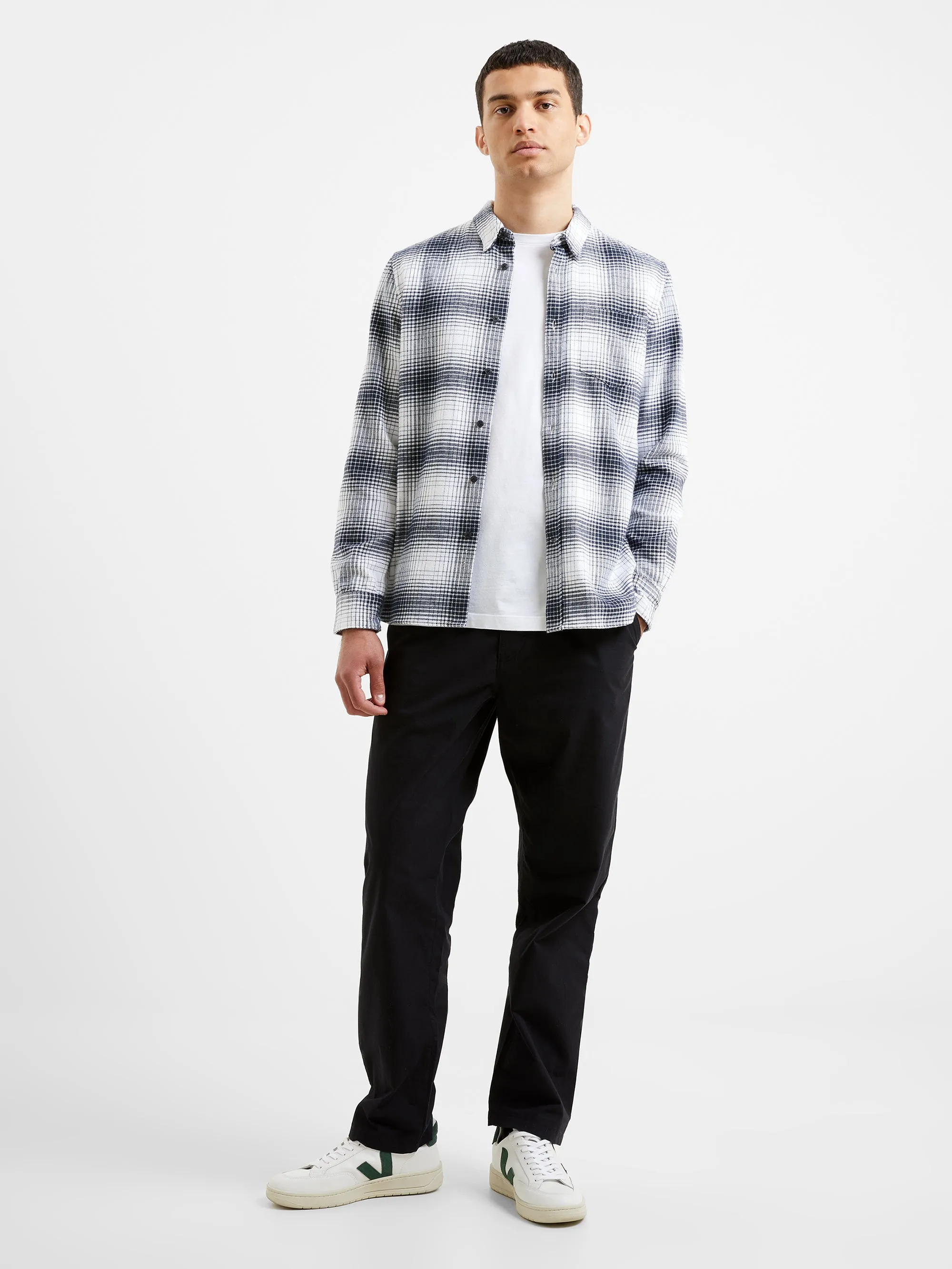 Shadow Check Long Sleeve Shirt