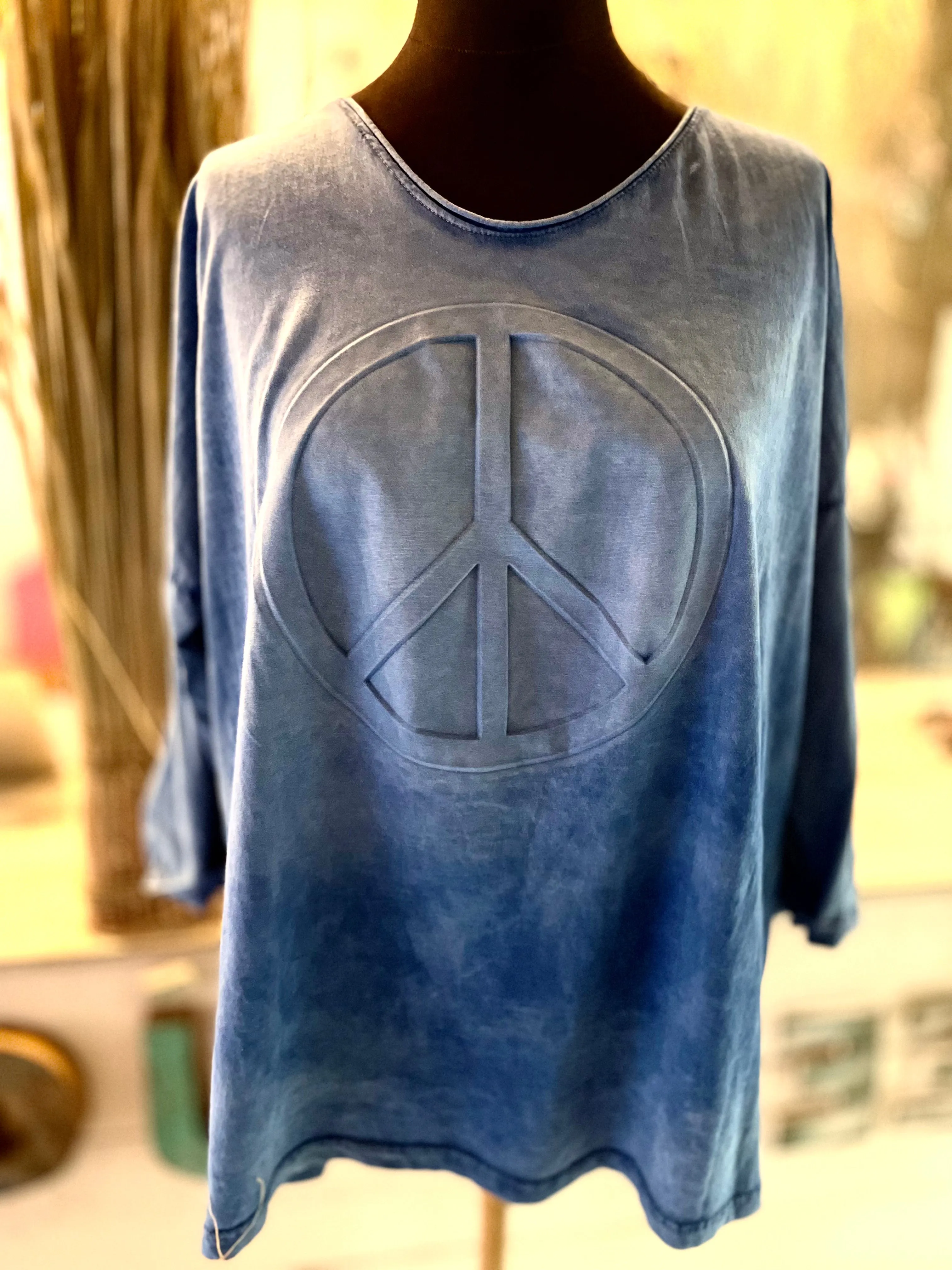 Shirt Peace Langarm