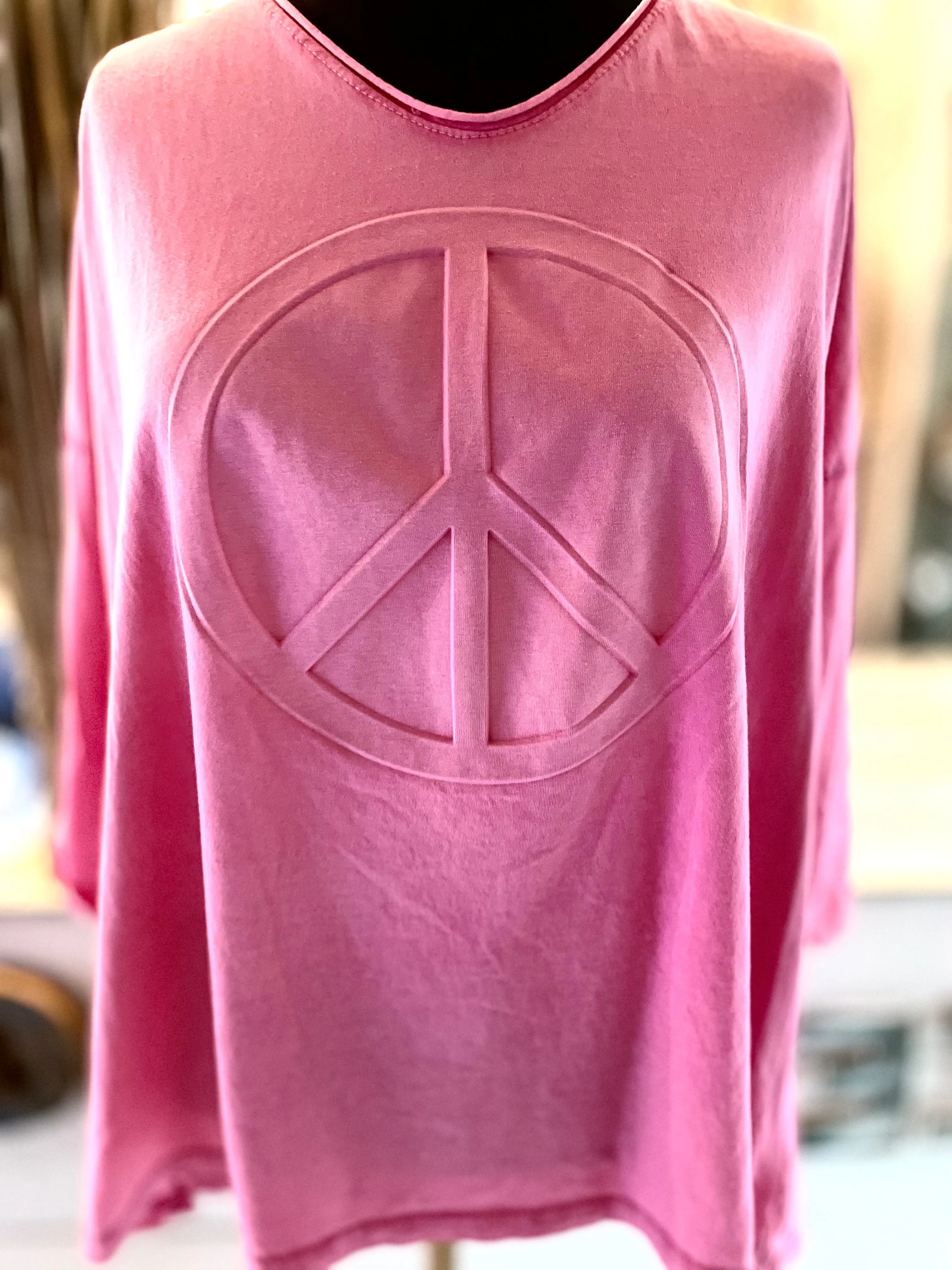 Shirt Peace Langarm