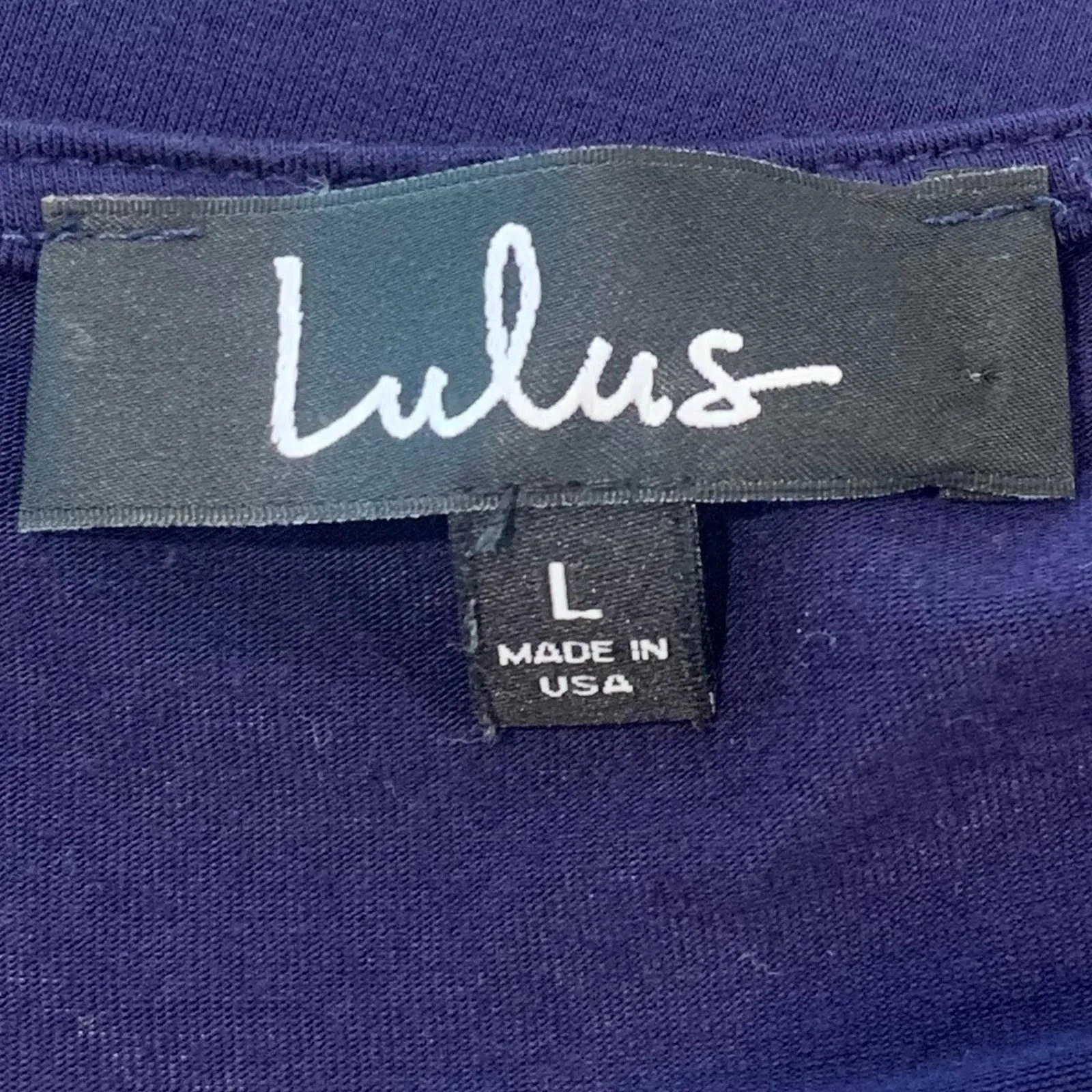 Size Large Lulus Garden District Navy Blue Wrap Maxi Dress