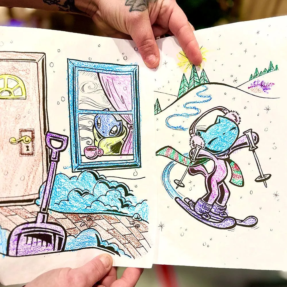 Skoshie & Friends Coloring Book - Cozy Winter