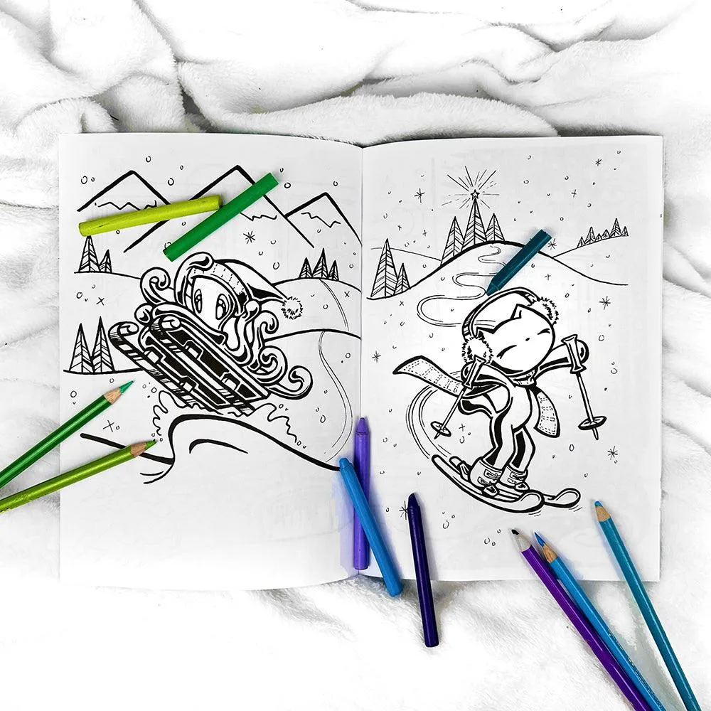 Skoshie & Friends Coloring Book - Cozy Winter