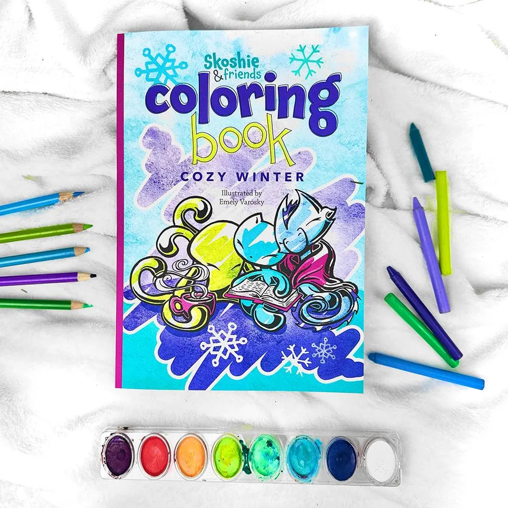 Skoshie & Friends Coloring Book - Cozy Winter