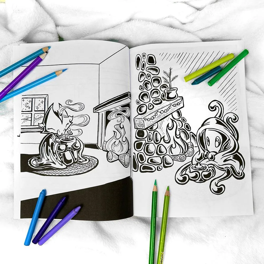 Skoshie & Friends Coloring Book - Cozy Winter