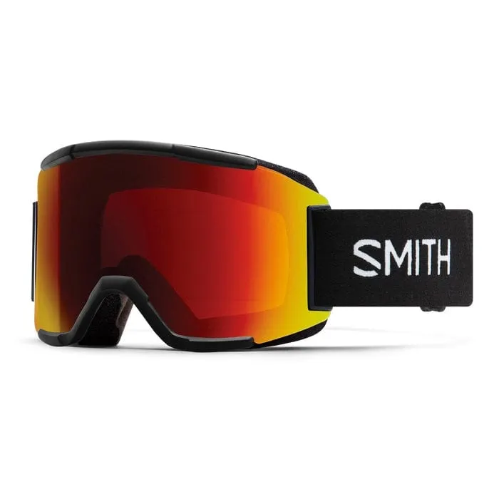 SMITH SQUAD BLACK | SUN RED MIRROR & YELLOW