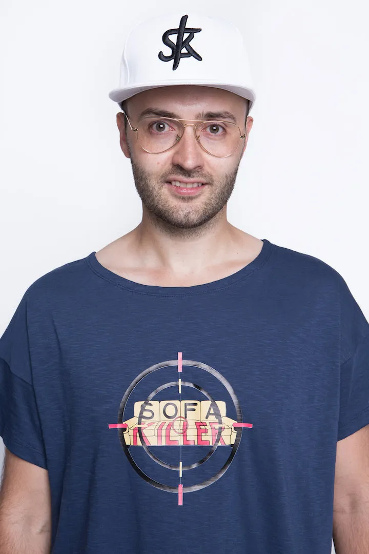 Sofa Killer navy summer t-shirt with application Target