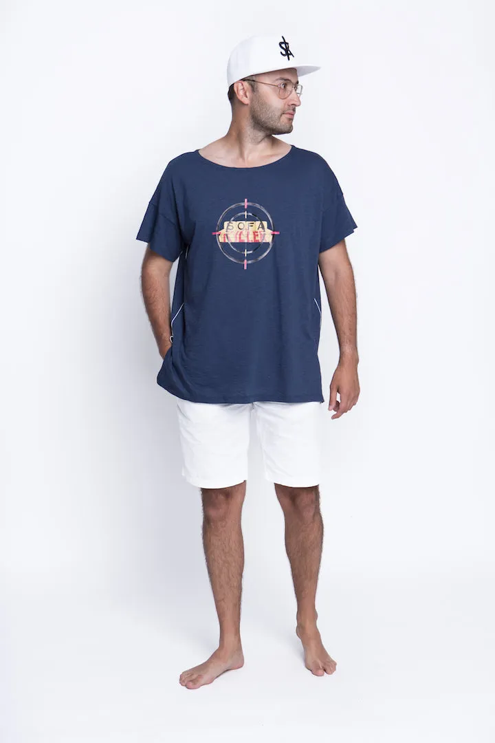 Sofa Killer navy summer t-shirt with application Target