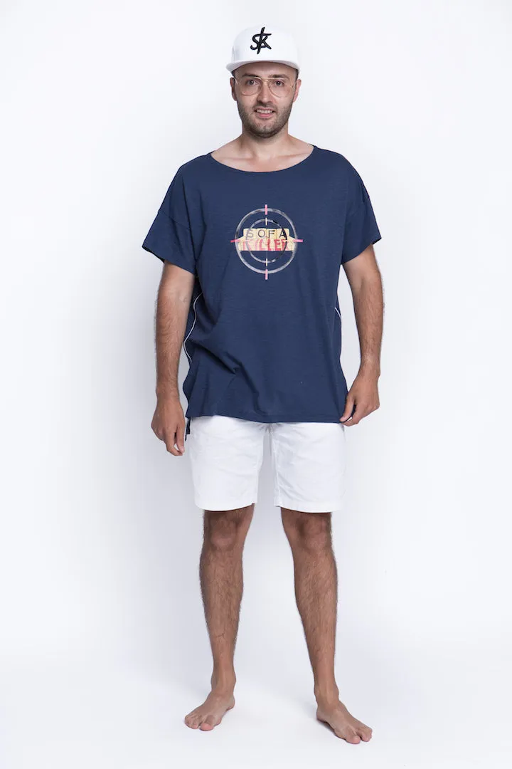 Sofa Killer navy summer t-shirt with application Target