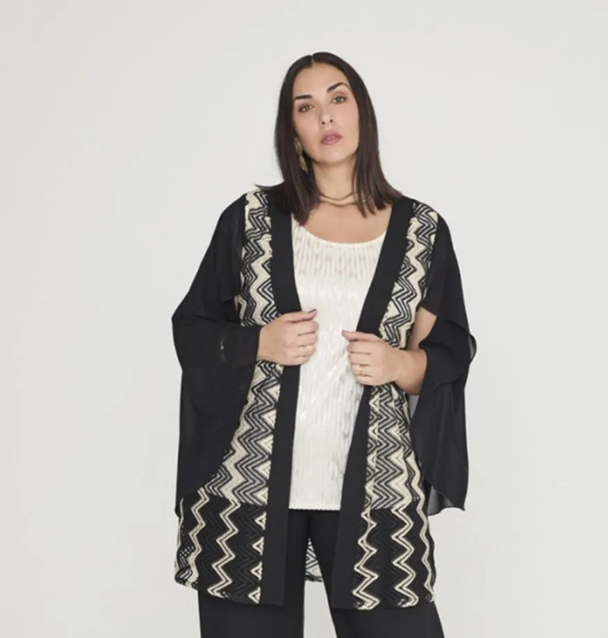 SPG cape sleeves crochet jacket