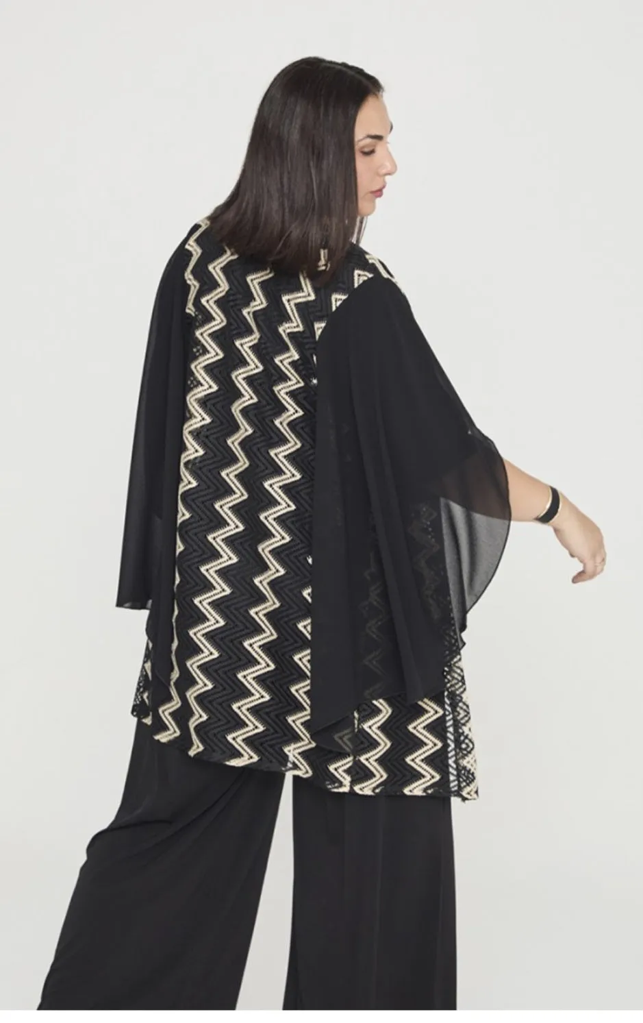 SPG cape sleeves crochet jacket