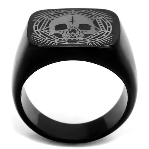 Stainless Steel Ring TK2306 for Men Style BlackIon