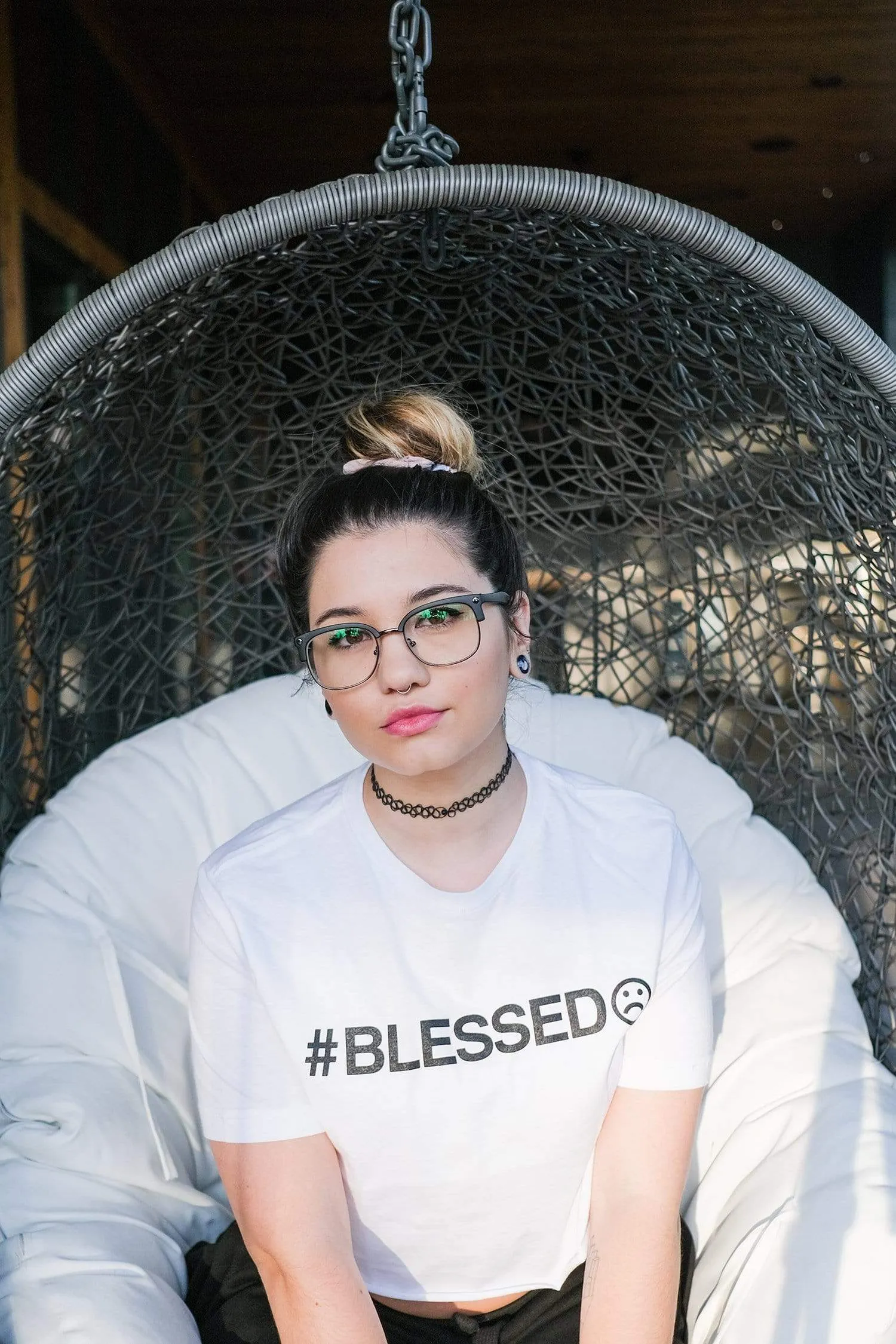 SuniDey Blessed Crop Tee