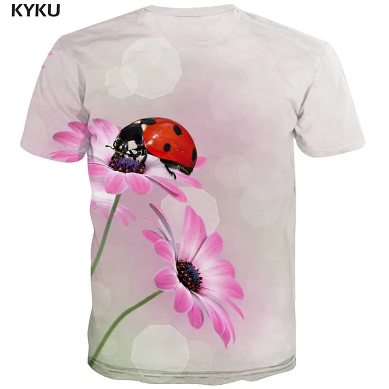 t shirt insect plant Funny 3D t shirt art costume beautiful man Cool