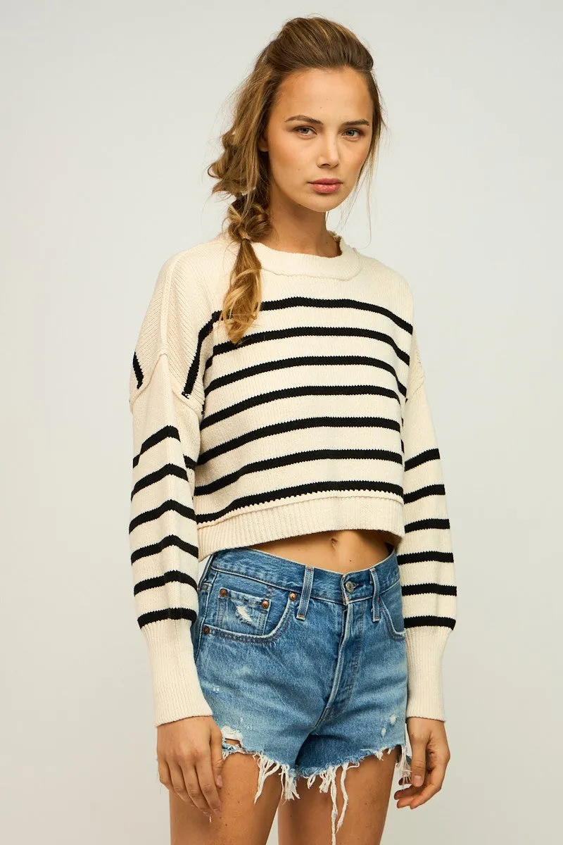 Take on Me Striped Sweater