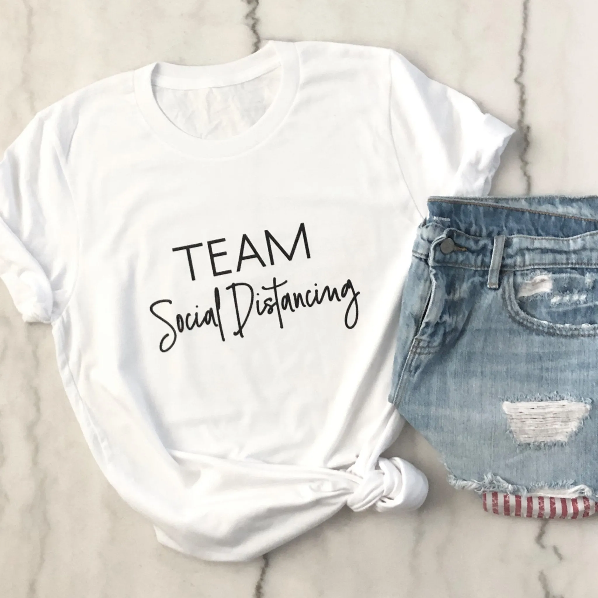 Team Social Distancing Tee