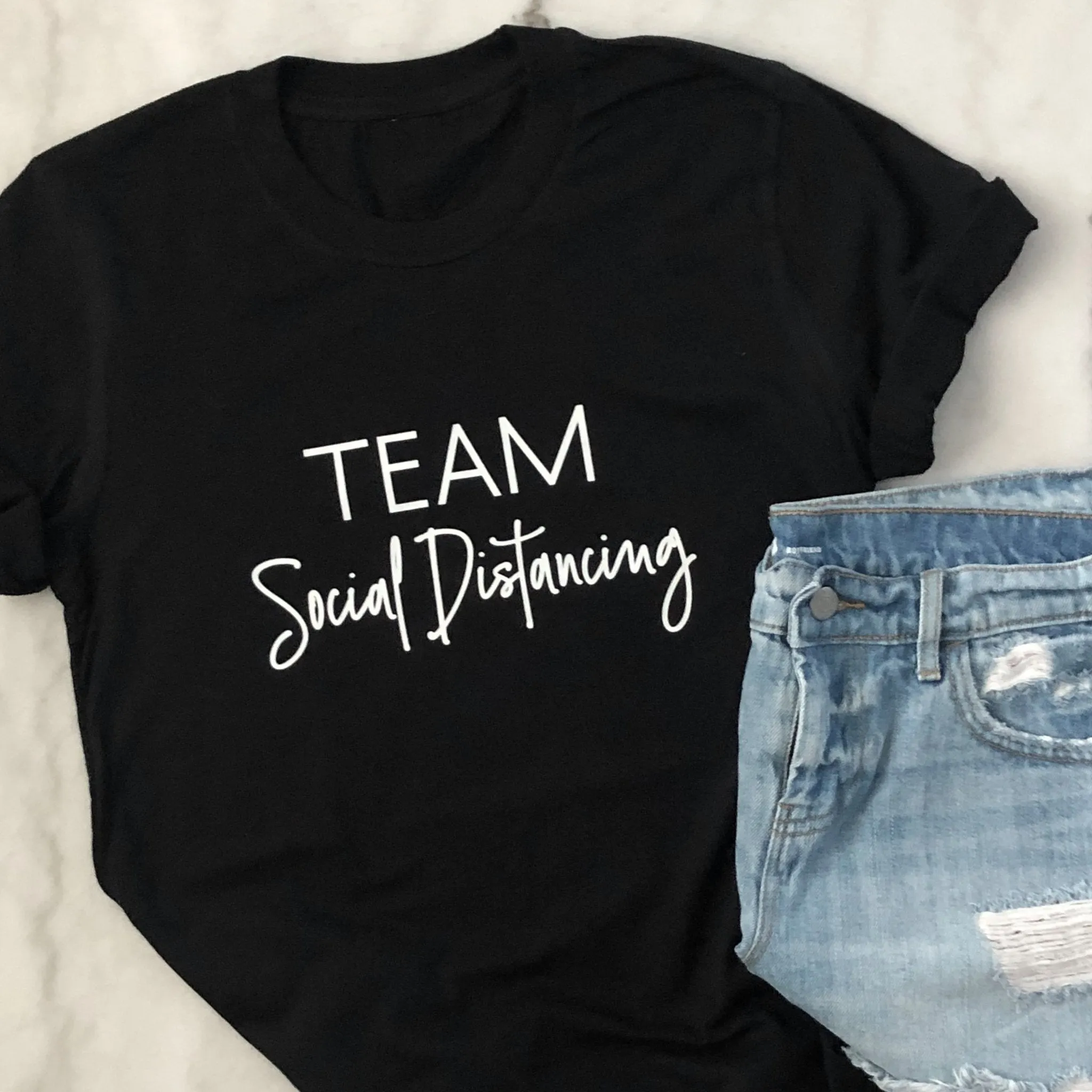 Team Social Distancing Tee