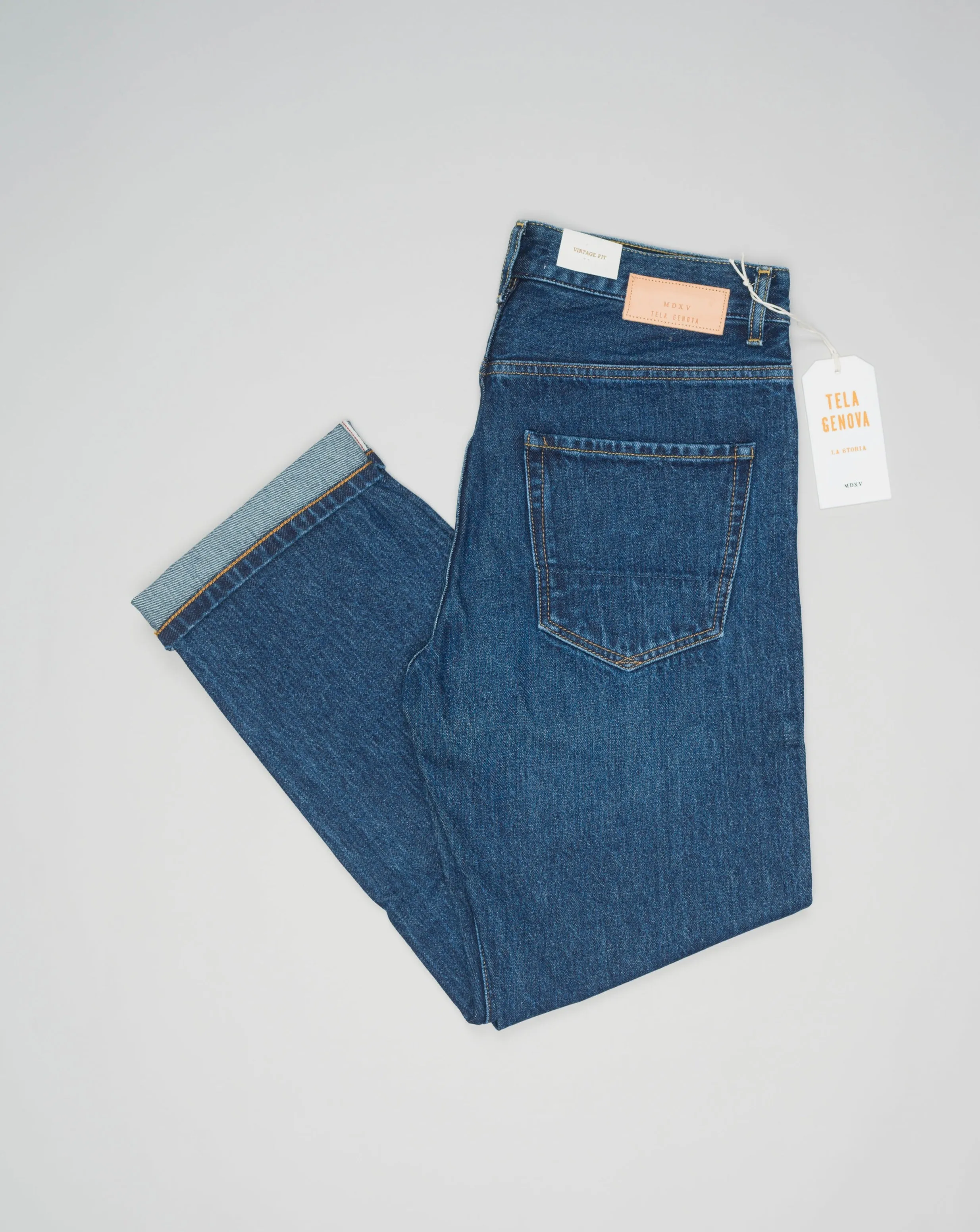 Tela Genova Rodolfo Vintage Fit Jeans / Blue