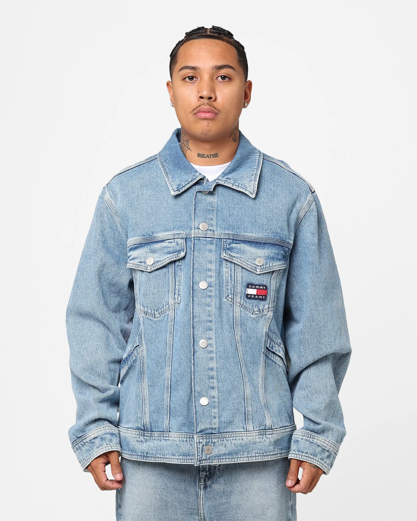 Tommy Jeans Archive Oversized Jacket Denim Light