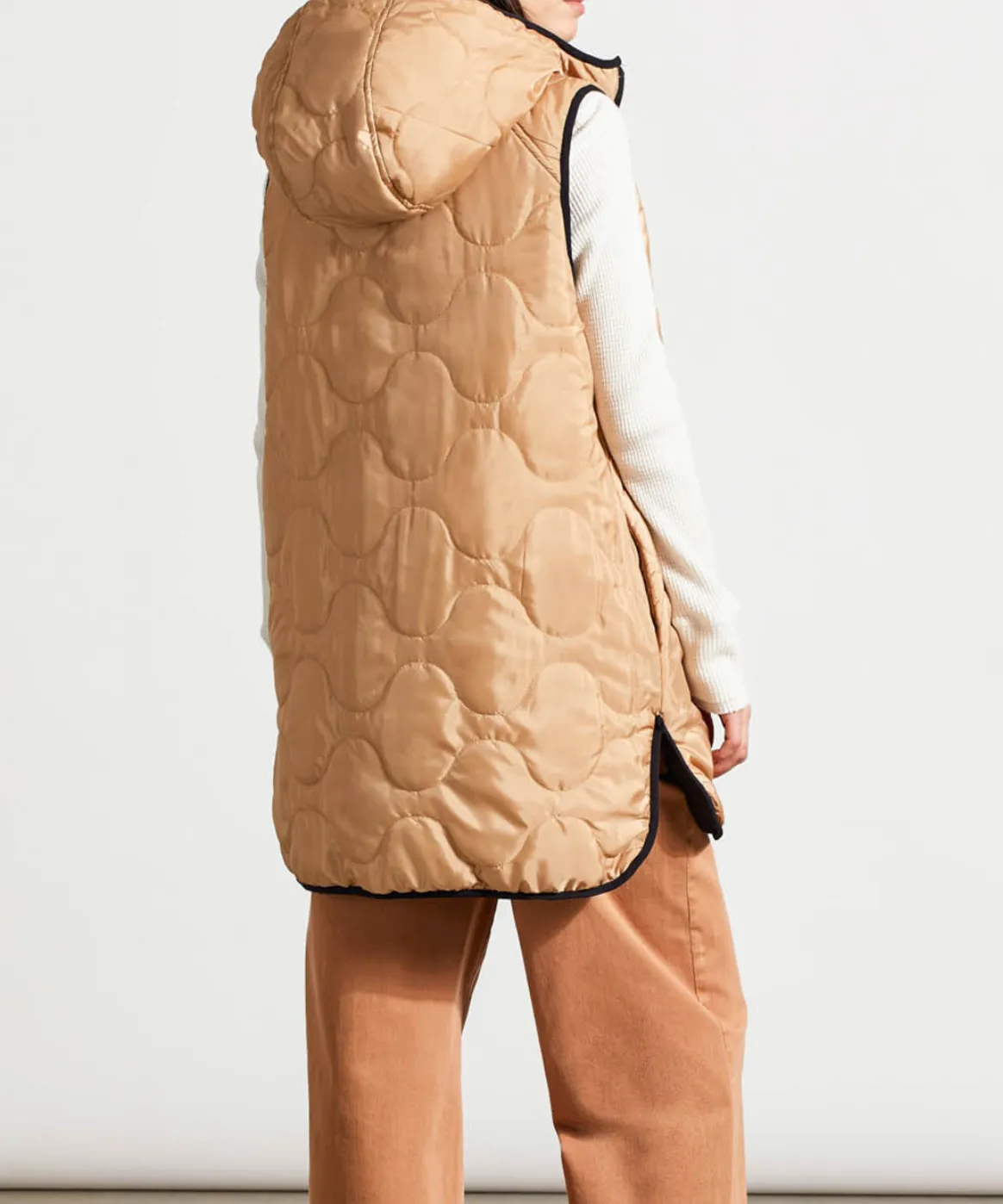 Tribal Reversible Hooded Puffer Vest