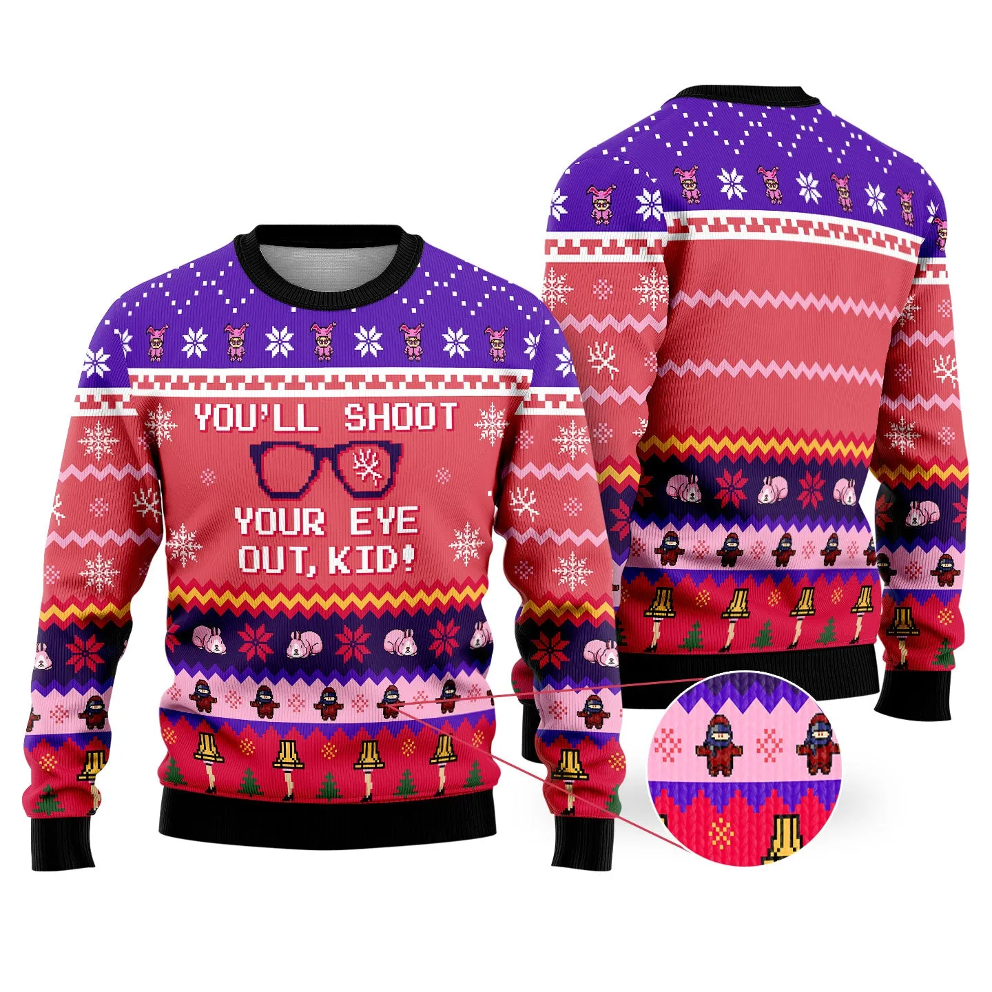 Ugly Sweater - Christmas Sweater for Men, Women, Coworkers - Gifts for Christmas, Birthday - Ugly Christmas Sweater - Christmas Shirt - Holiday Outfits - Dresses for Christmas - Ugly Holiday Sweater